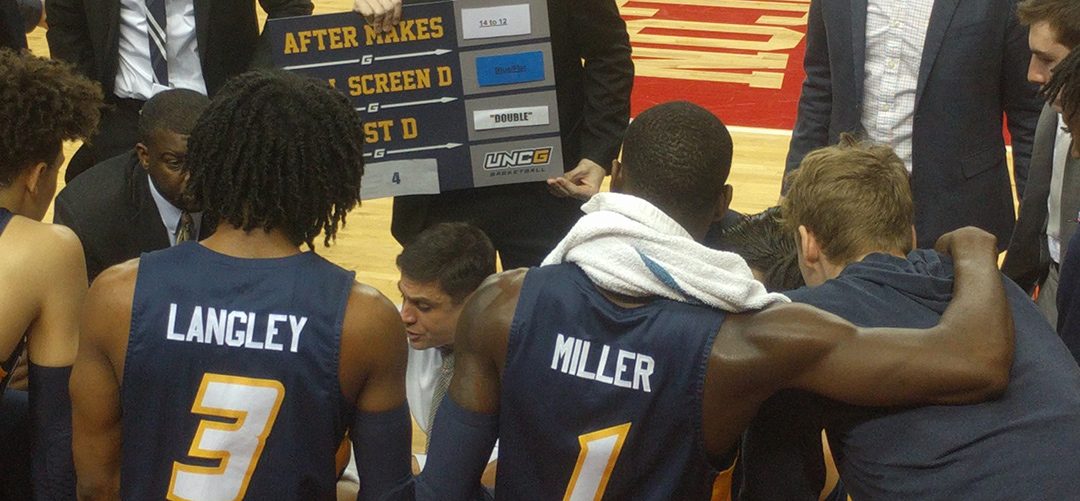 UNCG at VMI, Win 71-68